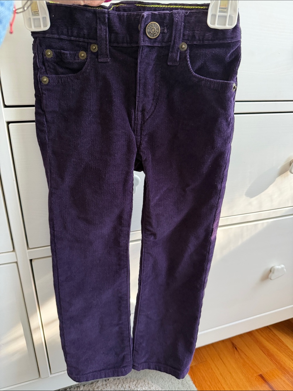 Crewcuts Boys Purple Corduroy Pants